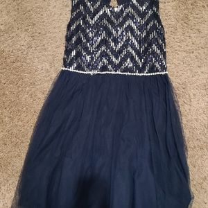 Juniors sequined dress